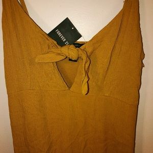 Forever 21 mustard dress